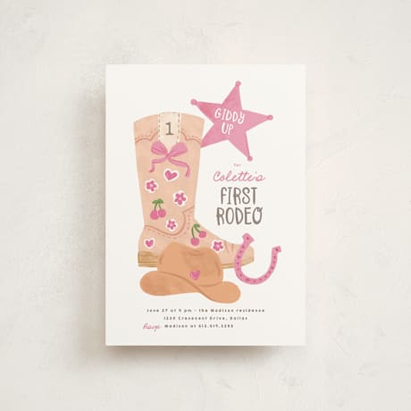 Petite Children's Birthday Party Invitations