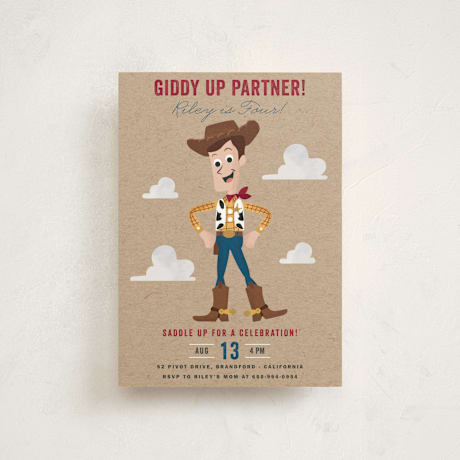 Petite Children's Birthday Party Invitations