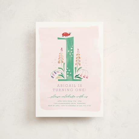 Petite Children's Birthday Party Invitations
