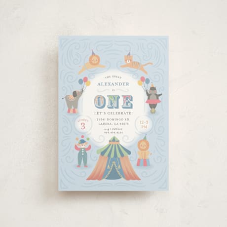 Petite Children's Birthday Party Invitations