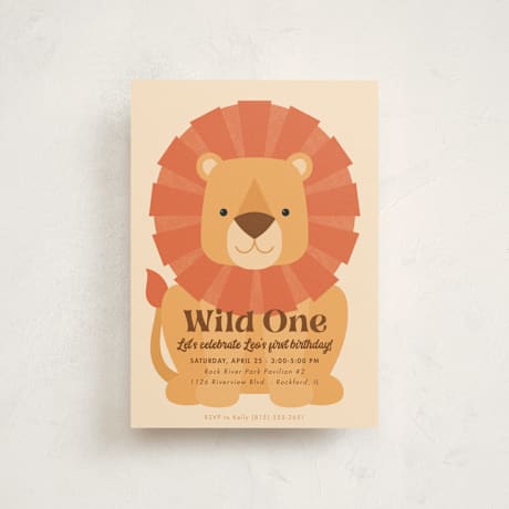 Petite Children's Birthday Party Invitations