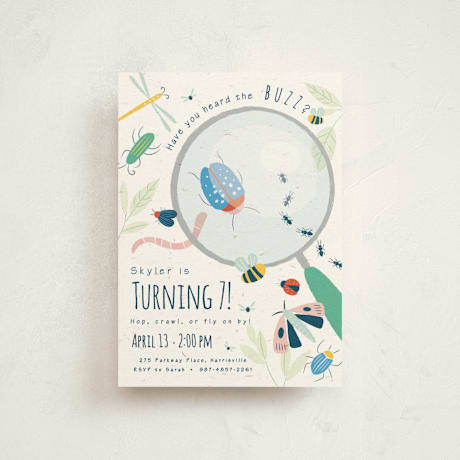 Petite Children's Birthday Party Invitations