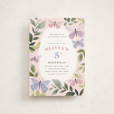 Petite Children's Birthday Party Invitations