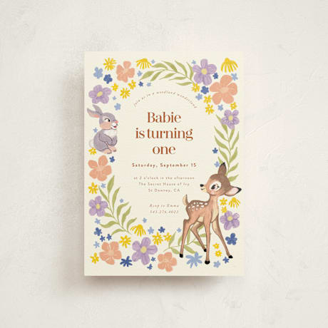 Petite Children's Birthday Party Invitations