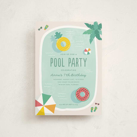 Petite Children's Birthday Party Invitations