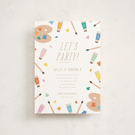 Petite Children's Birthday Party Invitations