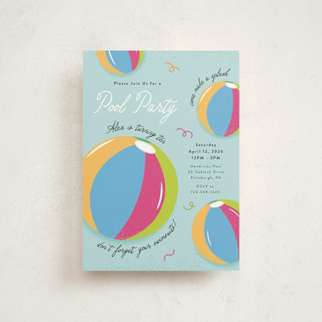 Children's Birthday Party Postcards