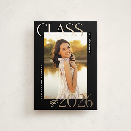 Foil-Pressed Graduation Announcement Postcards