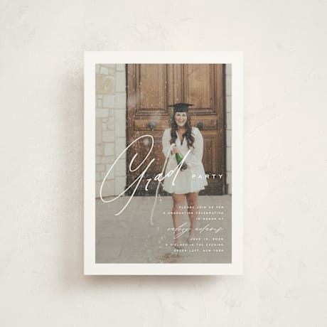 Graduation Party Invitation Postcards