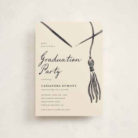 Graduation Party Invitation Postcards