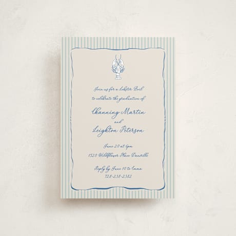 Graduation Party Invitation Postcards
