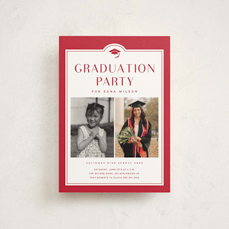 Graduation Party Invitation Postcards