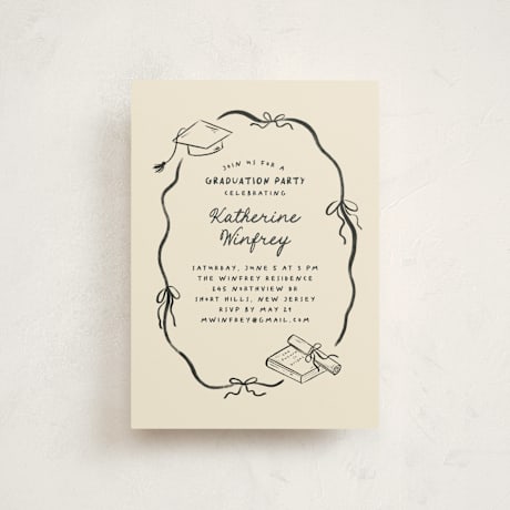 Petite Graduation Party Invitations