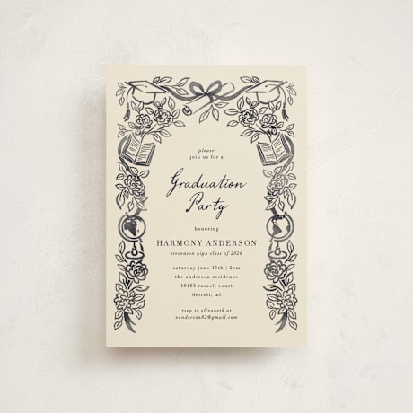 Petite Graduation Party Invitations