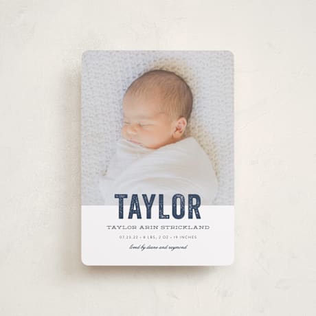 Petite Birth Announcements