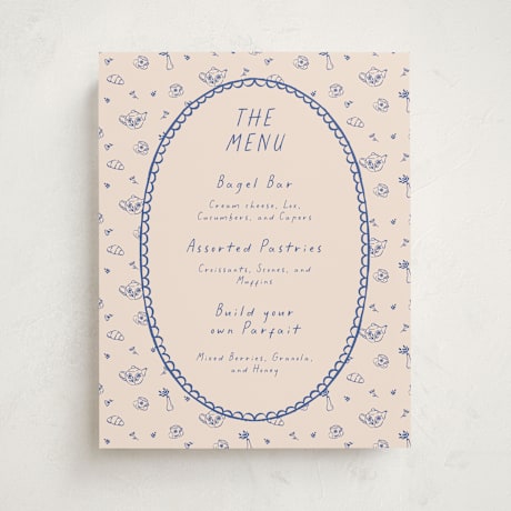 Baby Shower Menu Signs