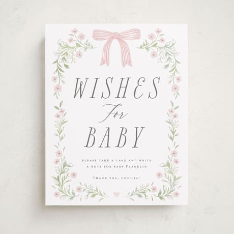 Baby Shower Party Signs