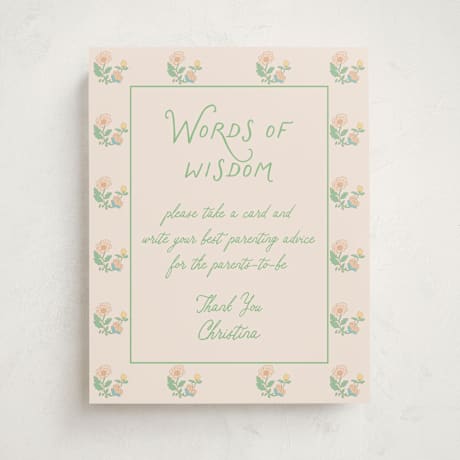 Baby Shower Party Signs