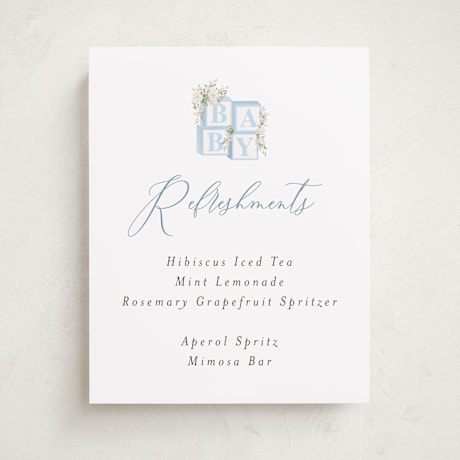 Baby Shower Bar Signs