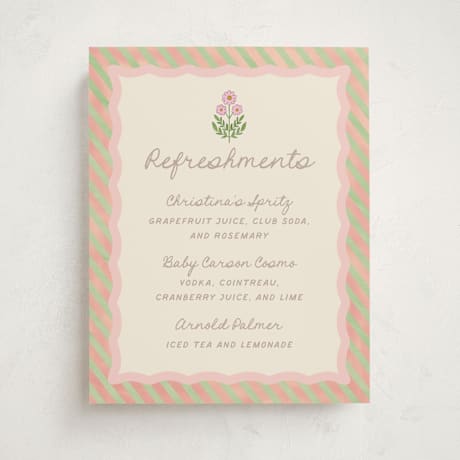 Baby Shower Bar Signs