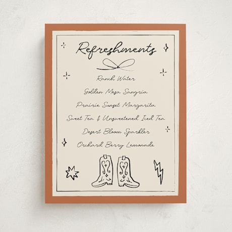 Baby Shower Bar Signs