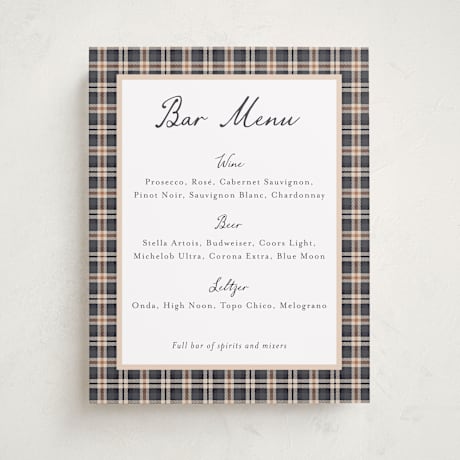 Baby Shower Bar Signs
