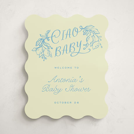 Baby Shower Welcome Signs