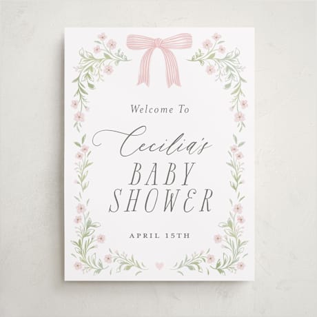 Baby Shower Welcome Signs