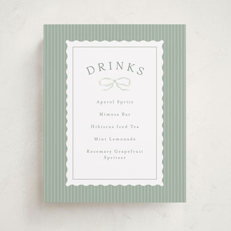 Baby Shower Bar Signs