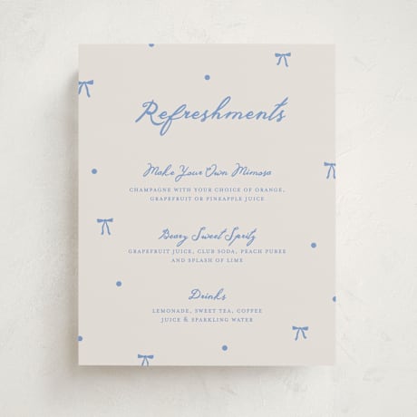 Baby Shower Bar Signs
