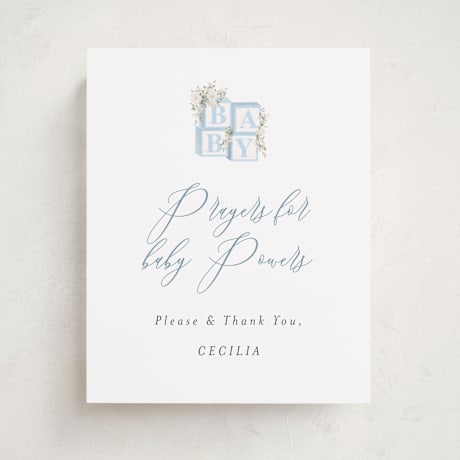 Baby Shower Party Signs