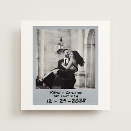 Save the Date Photo Mount Cards