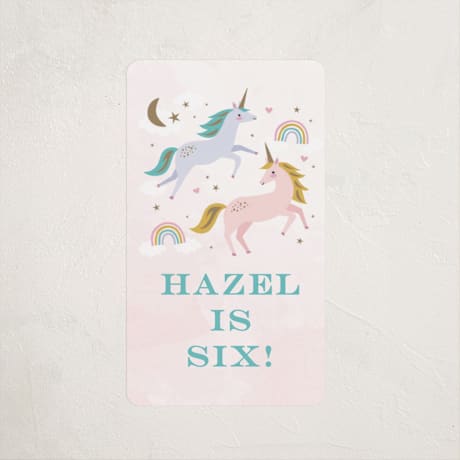 Children's Birthday Party Stickers