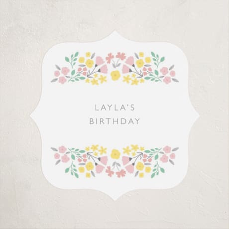 Children's Birthday Party Stickers