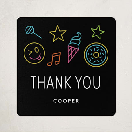 Children's Birthday Party Stickers