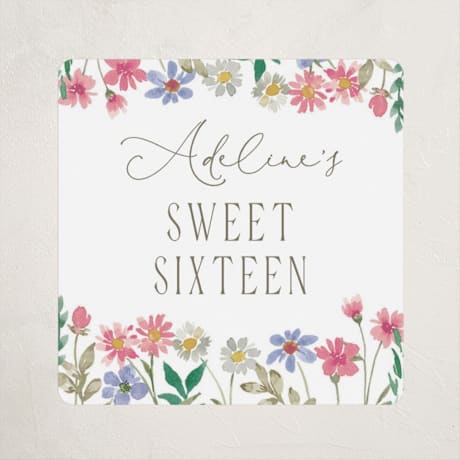 Children's Birthday Party Stickers