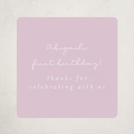 Children's Birthday Party Stickers