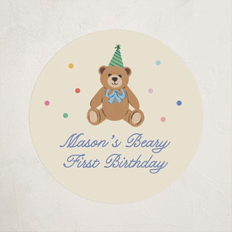 Children's Birthday Party Stickers