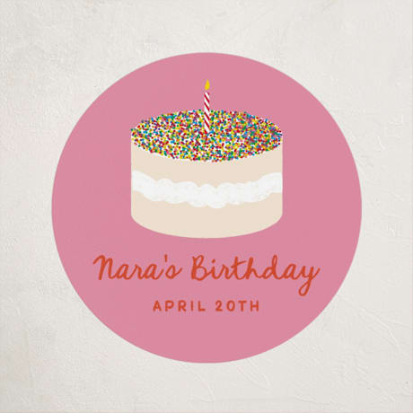 Children's Birthday Party Stickers