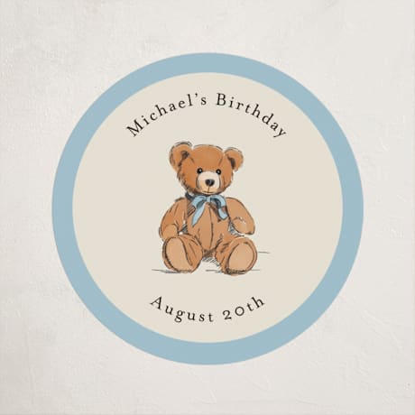 Children's Birthday Party Stickers