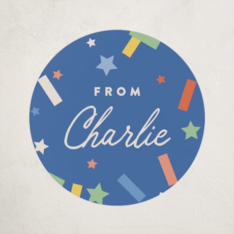 Children's Birthday Party Stickers