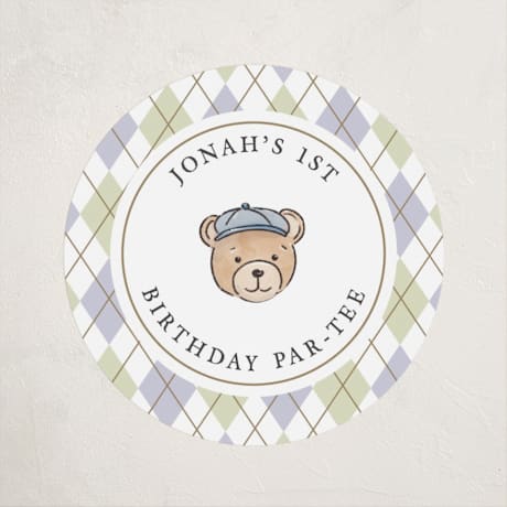 Children's Birthday Party Stickers