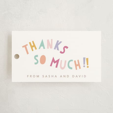 Children's Birthday Party Favor Tags