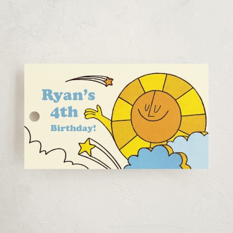 Children's Birthday Party Favor Tags