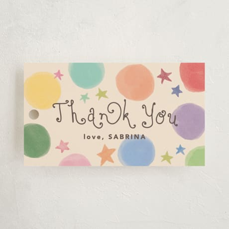 Children's Birthday Party Favor Tags