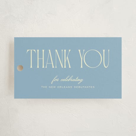 Debutante Party Favor Tags