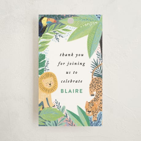 Children's Birthday Party Favor Tags