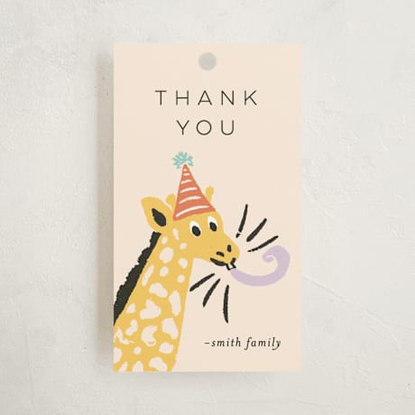 Children's Birthday Party Favor Tags