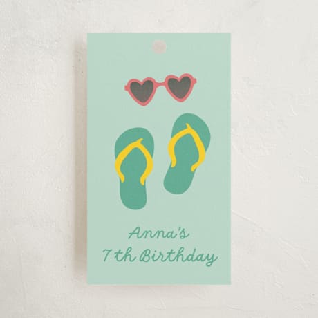 Children's Birthday Party Favor Tags