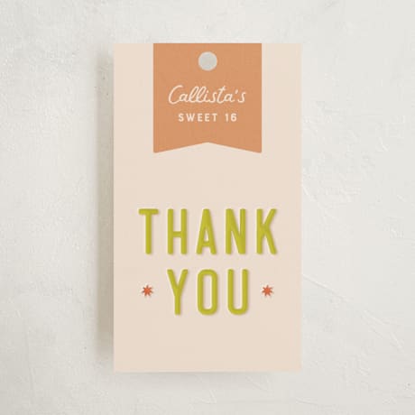 Children's Birthday Party Favor Tags